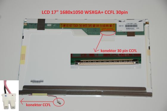 LP171WE2(TL)(01) LCD 17" 1680x1050 WSXGA+ CCFL 30pin display displej LG Philips