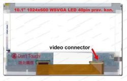 N101N6-L01 REV.C3 LCD 10.1" 1024x600 WSVGA LED 40pin prav. kon. display displej | matný povrch, lesklý povrch