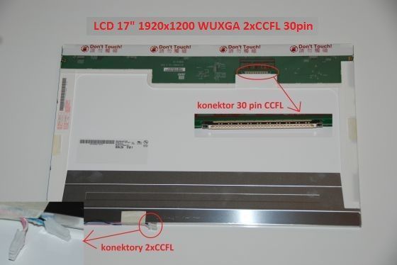 LQ170M1LA04 LCD 17" 1920x1200 WUXGA 2xCCFL 30pin display displej
